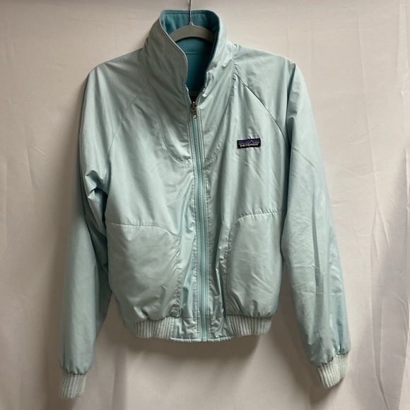 Patagonia Jackets & Blazers - Vintage Patagonia Reversible Bomber Jacket Green/Teal Size Medium